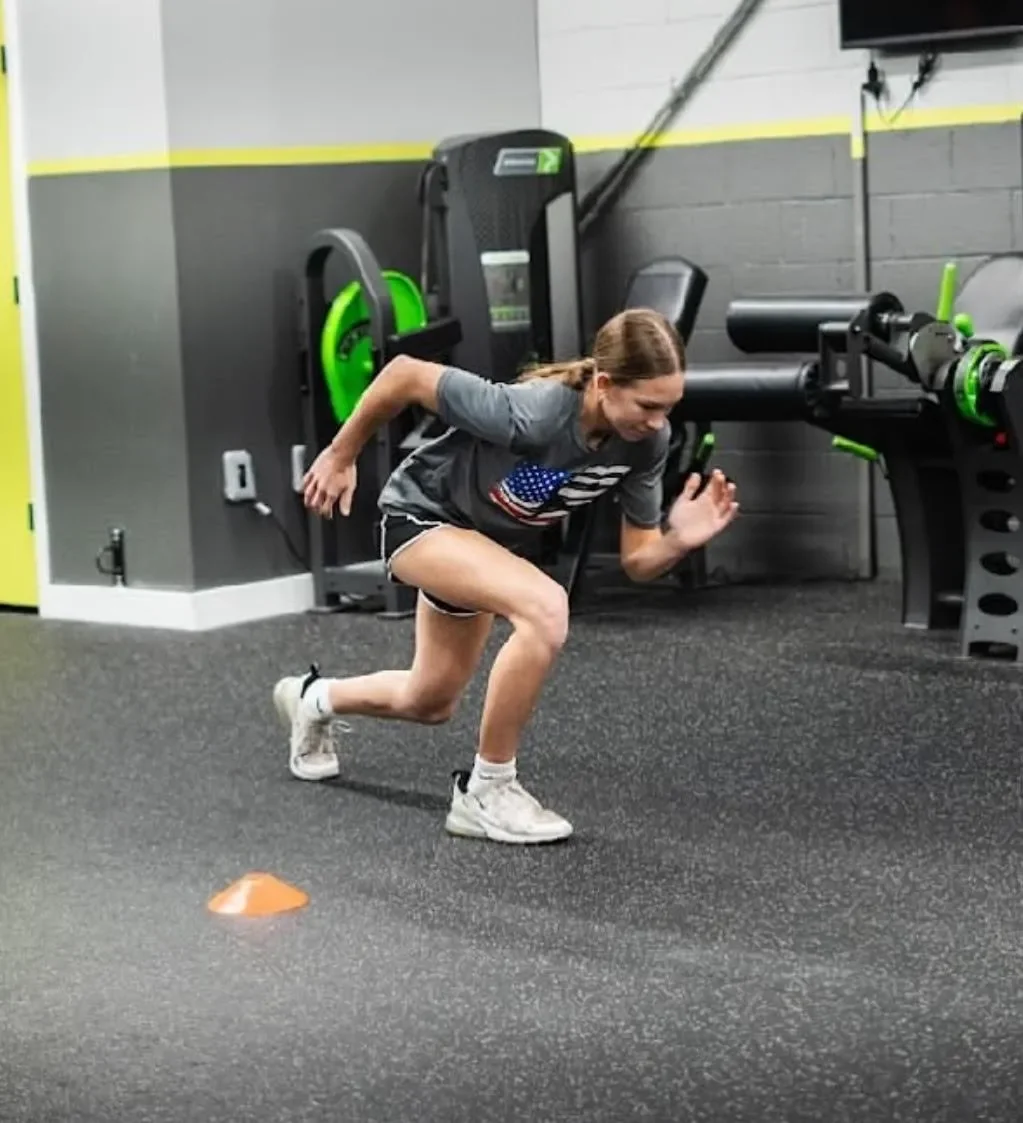 Athlete strength training at Rebel in Fairfield