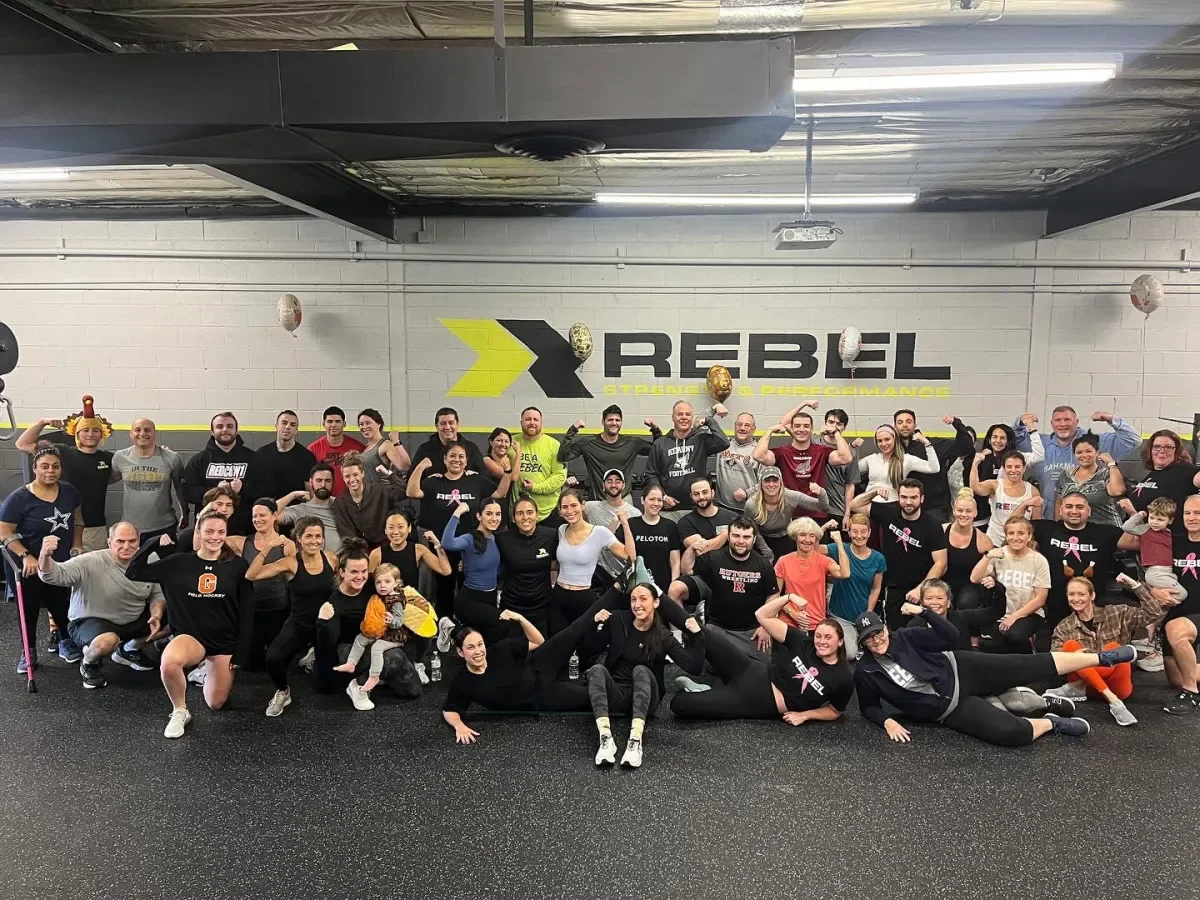 Rebel Strength & Performance members together at the Fairfield gym